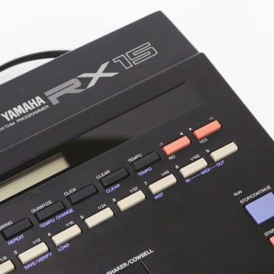 Yamaha RX-15 Digital Rhythm Programmer RX15 PCM Black Drum Machine Sampling Percussion Sampler Sequencer Indigo Ranch Studios image 8