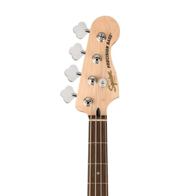 Squier Affinity Series Precision PJ Bass Guitar, Laurel FB, Charcoal Frost Metallic image 6