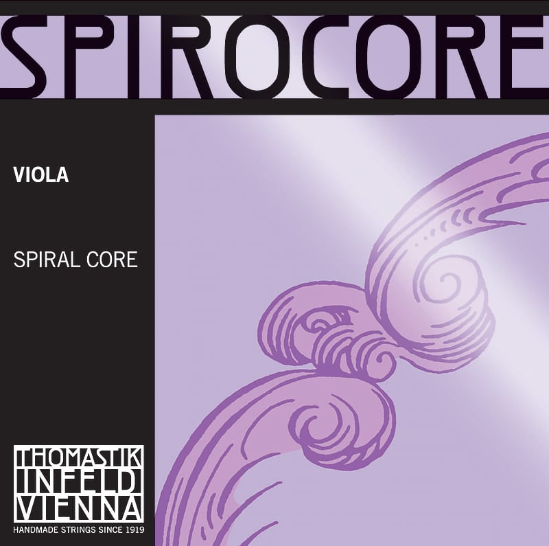Thomastik-Infeld 3123 Spirocore Chrome Wound Spiral Core 42cm Viola String Set - Medium image 1