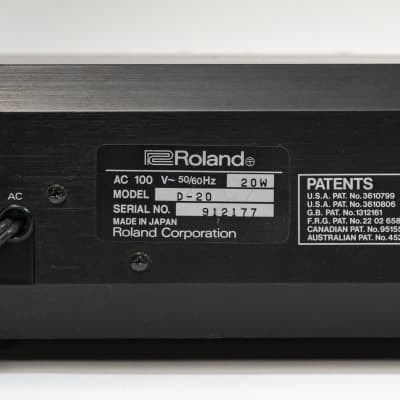 Roland D-20 61-Key Multi-Timbral Linear Synthesizer / Multitrack Sequencer image 8