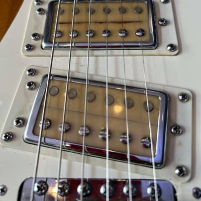 Univox Ripper 1970s Electric Guitar Natural image 11