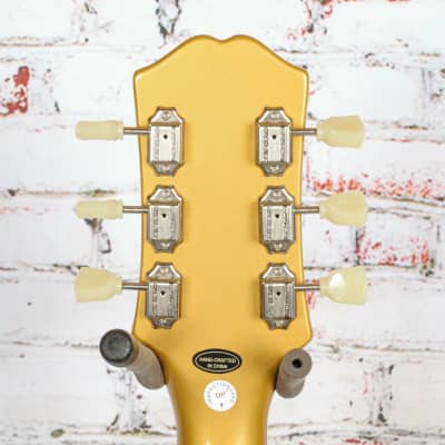Epiphone - 2021 ES 335 Semi Hollow Electric Guitar w/Soft Case, Goldtop - x3573 - USED image 11
