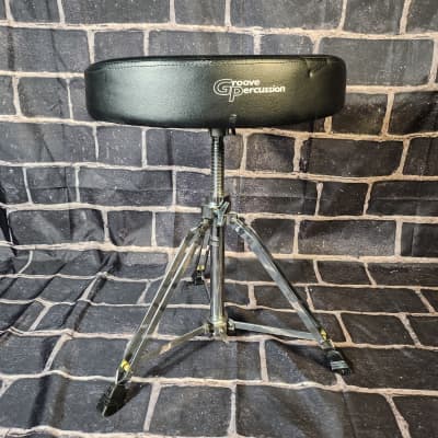 Groove Percussion Saddle Throne - Black - Rare Find - Heavy Duty image 2