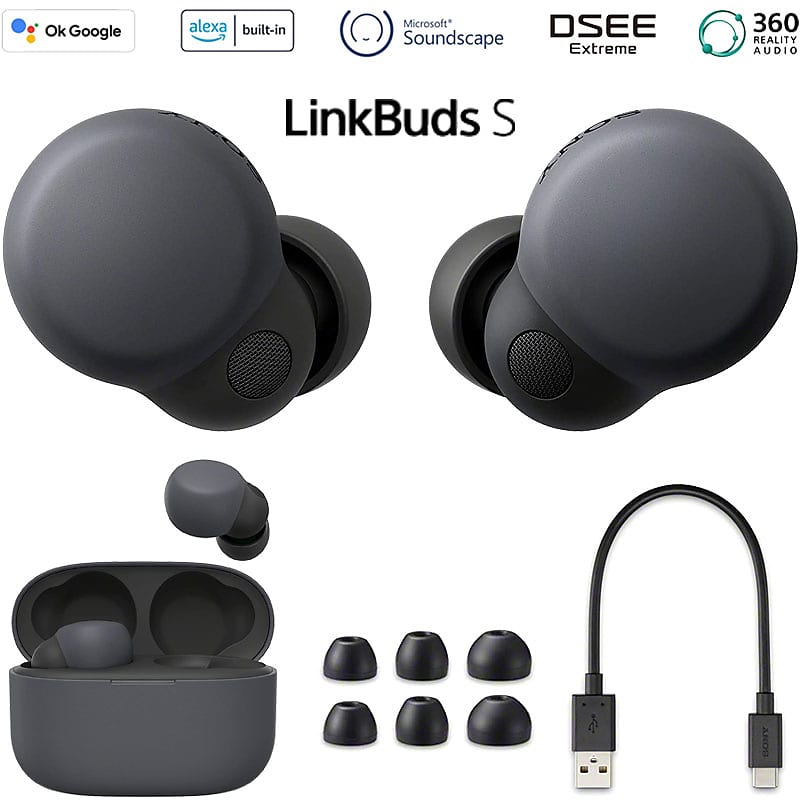 Shop  Sony LinkBuds S Truly Wireless Earbuds - Black