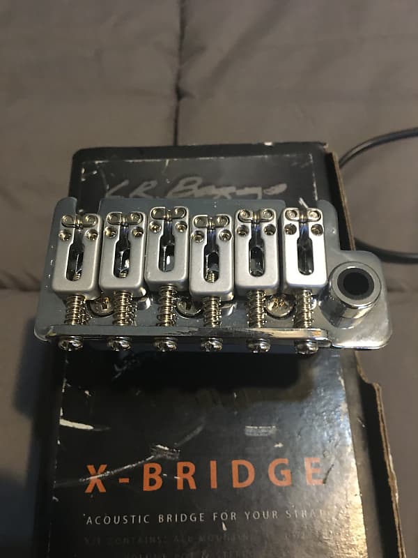 LR Baggs X-Bridge Piezo Bridge for Fender American Standard Stratocaster  Chrome