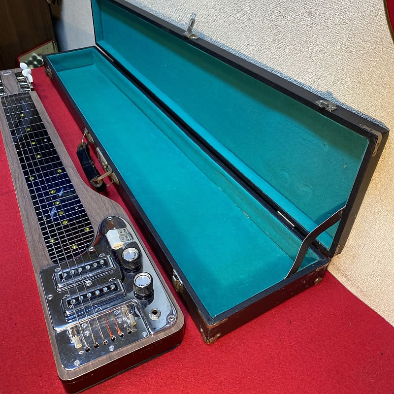 Vintage Teisco DW2 lap slide, steel guitar with original Reverb