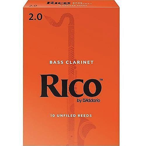 Rico Bass Clarinet Reeds - 3 / Box of 10 image 1