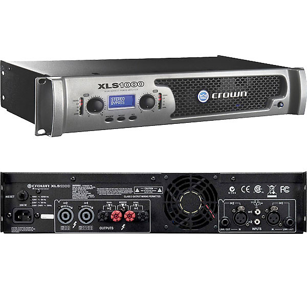 Crown XLS 1000 Power Amplifier Reverb