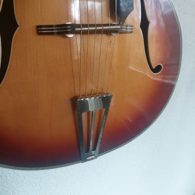 Musima German DDR Vintage Archtop Jazzguitar from 1962 image 15