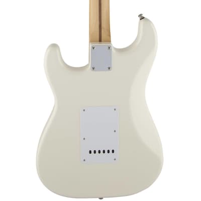 Fender Jimmie Vaughan Tex-Mex Strat Electric Guitar (Olympic White) image 2