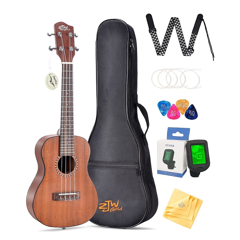 Concert Ukulele, Aaa Mahogany Ukelele For Professional 