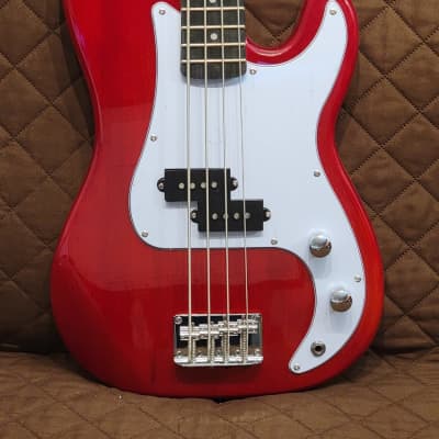Jay Turser JTB-40-TR Series Solid P Style Body 3/4 Size Maple Neck 4-String Electric Bass Guitar image 8
