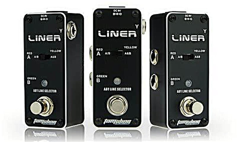 Tom's Line Engineering ALR-3 Liner - ABY Line Selector Guitar Effects Pedal Black image 1