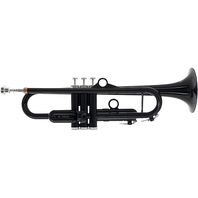 pTrumpet hyTech Metal/Plastic Trumpet Black image 1