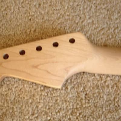 Musikraft Vintage Style Tight Grained 1 Piece Strat Neck 2022 - Thin Lacquer image 4