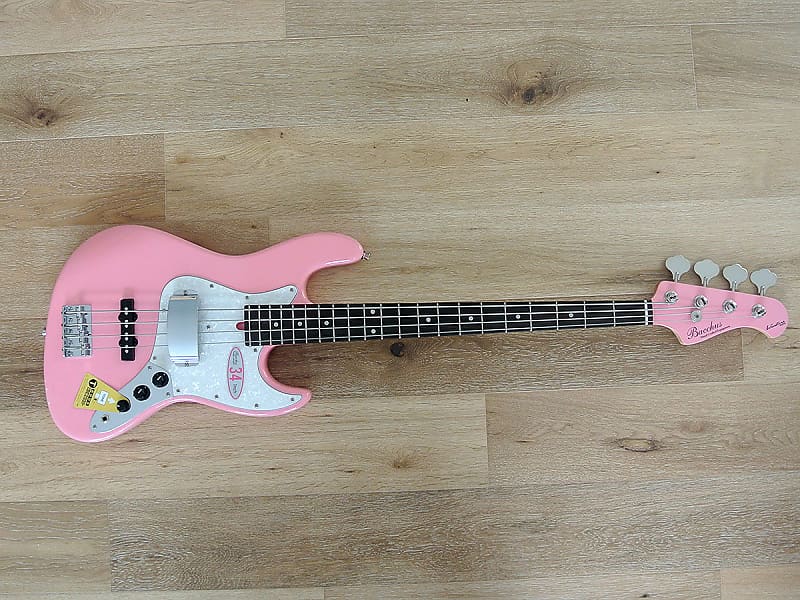 Bacchus Global Series - WL-434 - 4 String Bass - Shell Pink Finish