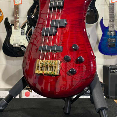 Spector Euro4 LT Red Fade Gloss Bass Guitar w/ Spector Hard Case + Free Shipping image 3