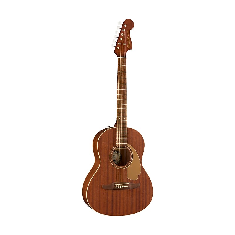 Fender Sonoran SCE Mini Guitar w/Bag, Mahogany | Reverb