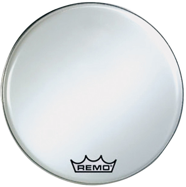 Remo Ambassador Smooth White Crimplock Bass Drum Head 32" image 1