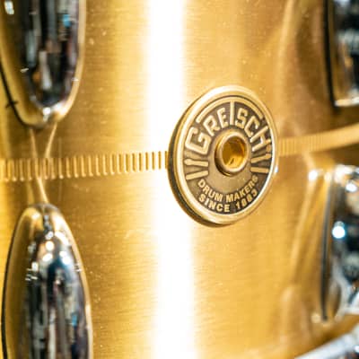 Gretsch 14 x 6.5-Inch USA Bell Brass Snare Drum image 5