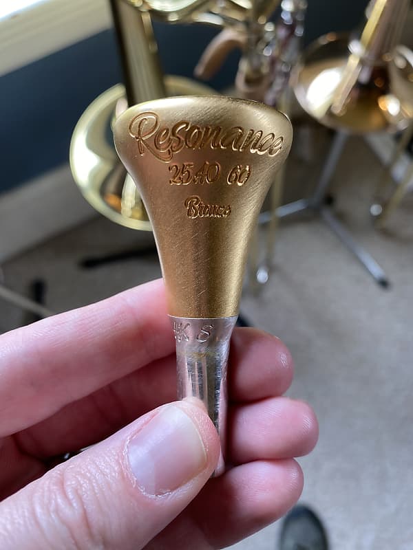 AR Resonance 25.4 60 Bronze Trombone Mouthpiece Reverb