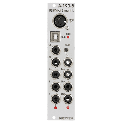 Doepfer A-190-8 USB / MIDI Sync Interface