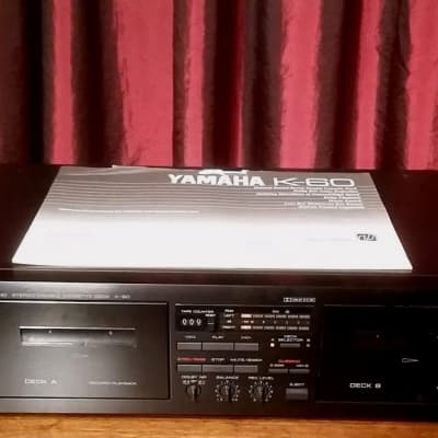 Vintage Yamaha K-60 Natural hotsell Sound Stereo Double Cassette Deck