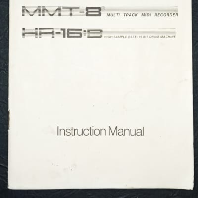 MANUAL Alesis MMT-8 - HR16