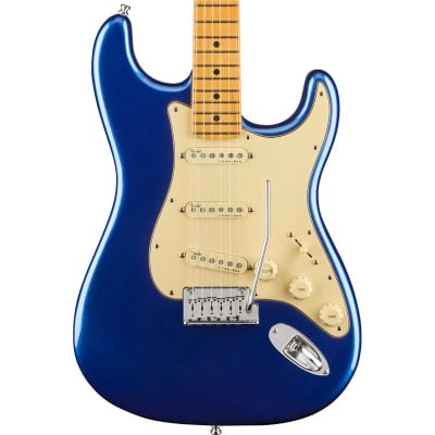 Fender American Ultra Stratocaster, Maple Fingerboard, Cobra Blue for sale