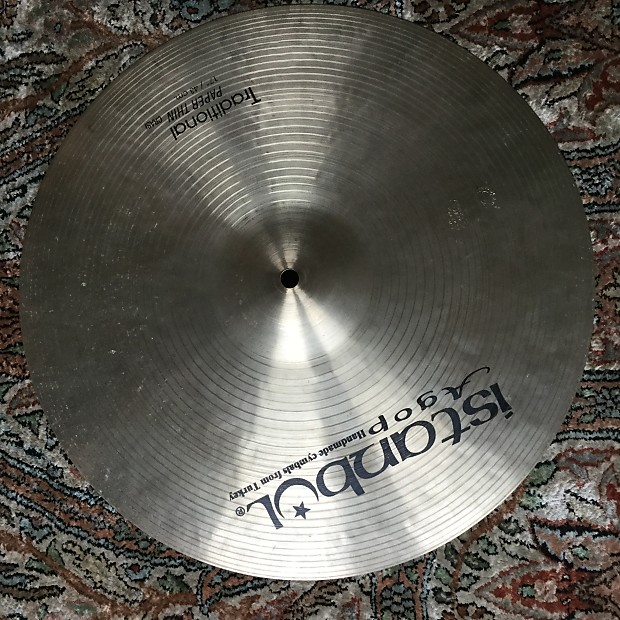 Istanbul Agop 17" Traditional Series Paper Thin Crash Cymbal image 1