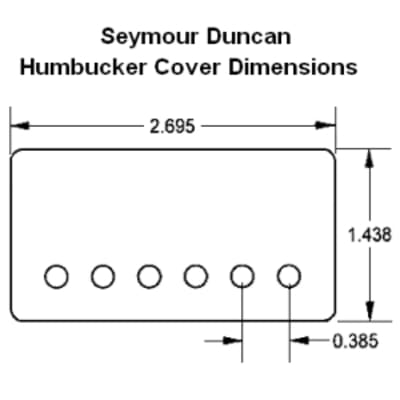 Original Seymour Duncan Metal Humbucker Pickup Cover - Gold image 2