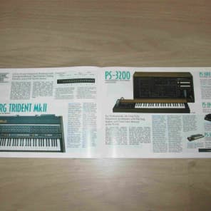 Korg Catalog Volume 10 - Original Vintage Synthesizer Brochure/Catalog-RARE image 4