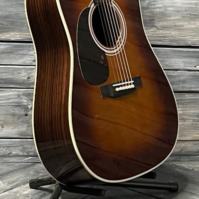 Martin Left Handed D-28 Standard Series Acoustic Guitar- Ambertone finish image 6