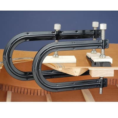 StewMac Soundhole Clamps, 11" with leveler image 2