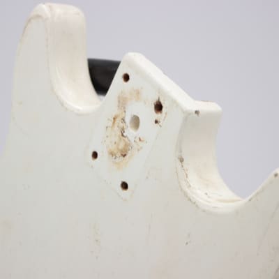 Teisco Harmony H802B Vintage White Electric Guitar Body Project image 4