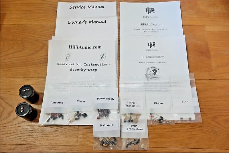 Marantz 1040 restoration kit filter capacitor repair rebuild fix  			