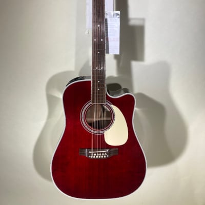 Takamine Acoustic Dreadnought 12-string JJ (JJ325SRC-12) - Cherry Red for sale