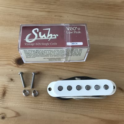 Suhr V60 Low Peak Single Coil Neck Pickup White | Reverb