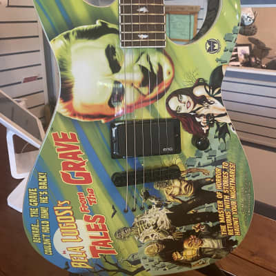 Bela Lugosi Tales From The Grave Limited Edition ESP Ltd #292 w/ coffin case image 2