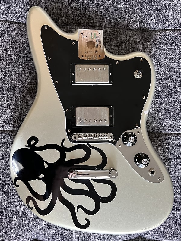 2011 Fender Blacktop Jaguar HH loaded body