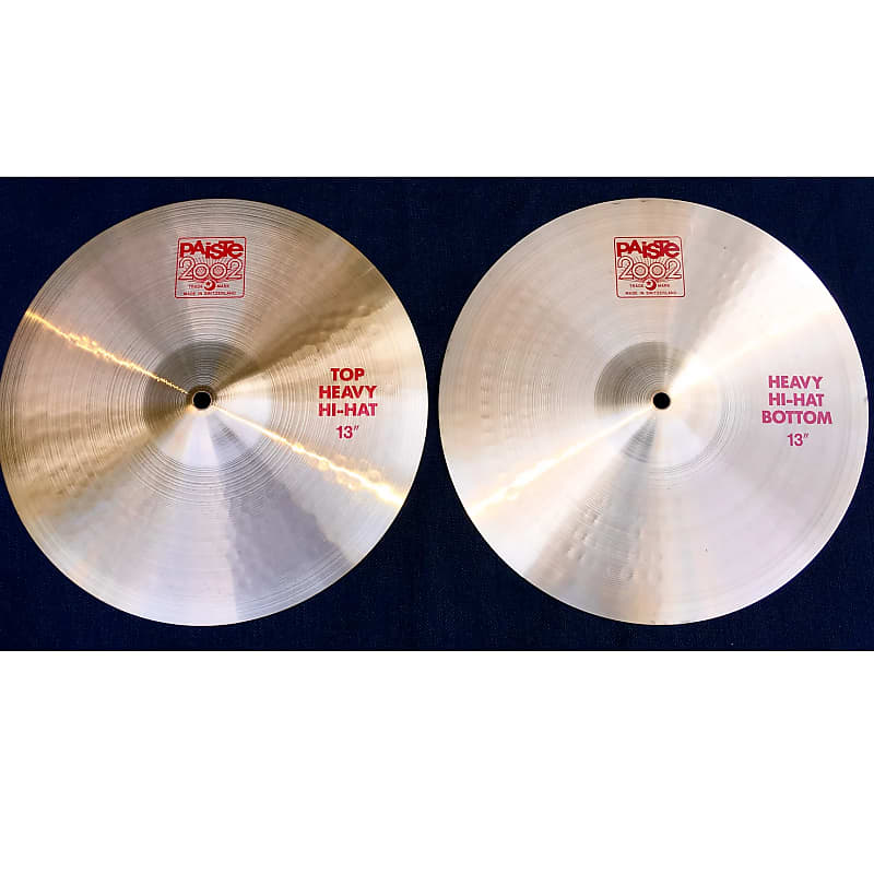 Paiste 13" 2002 Heavy Hi-Hat Cymbals (Pair) 1980 - 2004 Bild 1