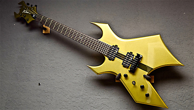 B.C. Rich Left Handed Warlock Core 2015 Lefty Guitar Burnished Gold