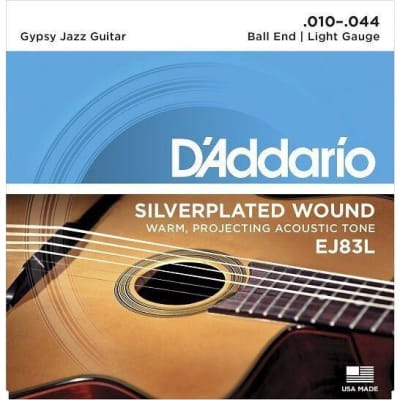 D Addario EJ83L Gypsy Jazz Light Acoustic Guitar Strings Reverb UK