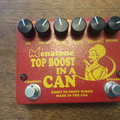 Menatone Top Boost in a Can 6 knob hand wired | Reverb