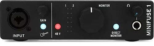 Arturia MiniFuse 1 USB-C Audio Interface - Black image 1