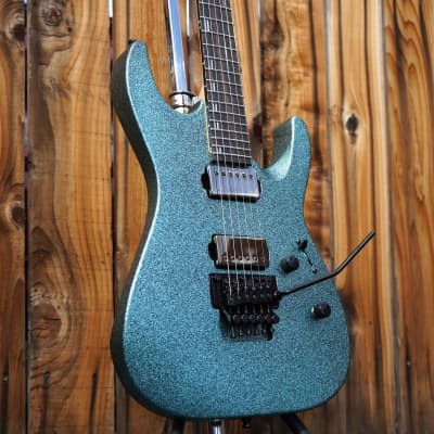 ESP Custom Shop Original M-II DLX Ebony Board Granite Sparkle Satin 6-String w/ Case (2025) image 5