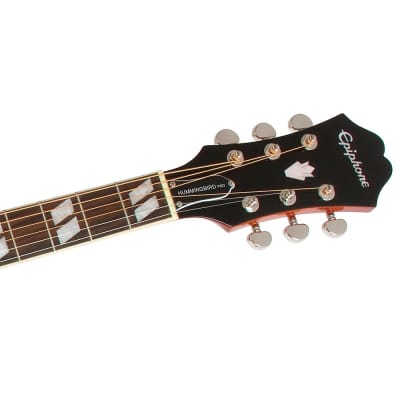 Epiphone Hummingbird Studio Acoustic-Electric Guitar Faded Cherry image 3