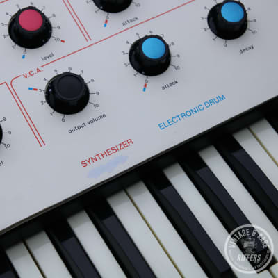 (Video) *Serviced* 1980 Jen SX 1000 Synthetone Analog Monophonic Synthesiser | All Original, Unmodified Vintage Synth | Including Overlays image 15