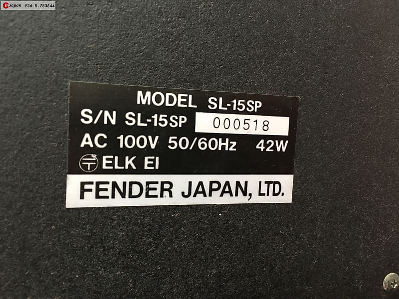 Fender Japan Studio Lead 15 Special 90's Black