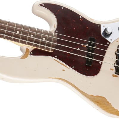 Fender Flea Jazz Bass Rosewood Fingerboard Roadworn Shell Pink 0141020356 SERIAL NUMBER MX22302831 - 8.6 LBS image 4